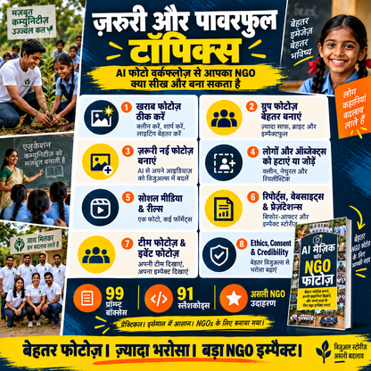 AI Magic for NGO Photos Hindi topics and workflows