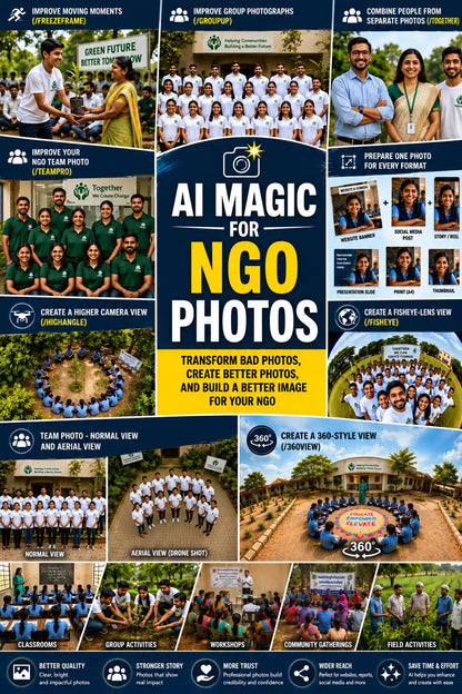 AI Magic for NGO Photos