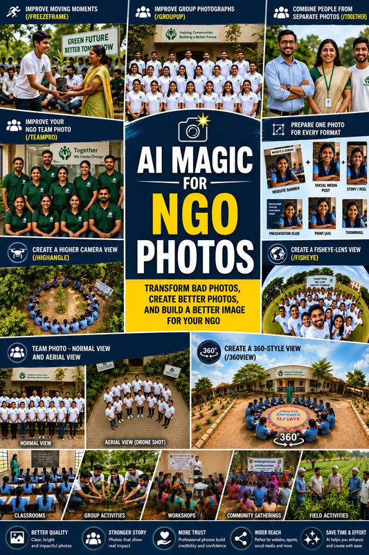 AI Magic for NGO Photos